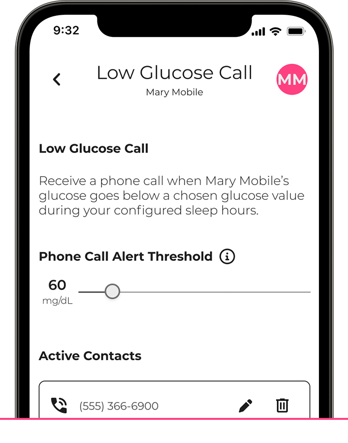 Sugarmate app call notifications